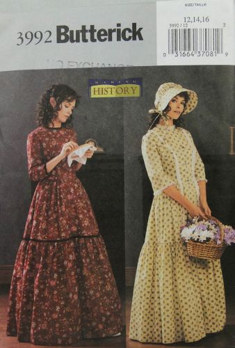 Butterick Making History 3992 Misses Costume