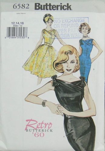 Butterick Retro '60's 6582 Misses Dress