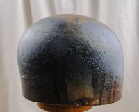 Millinery - Wooden Hat Block, Crown Dome Block 100