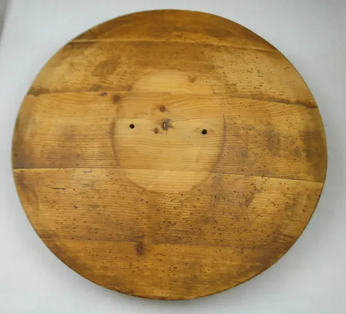 Millinery - Wooden Hat Cartwheel Brim Block with Stand 119