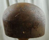 Millinery Wooden Hat Block Crown Block 106