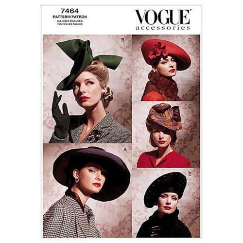 Vogue Accessories V7464 Vintage Style Hats