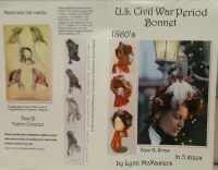 U.S Civil War Period Bonnet 1860's 