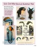 U.S. Civil War Period Summer Hat