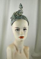 Jane Leather Feather Bandeau Headpiece