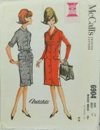 McCall's 6904 Quickie Printed Pattern Misses Dress