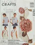 McCall's Crafts 7572 Misses Vest