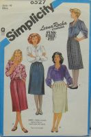 Simplicity 6527 "Leona Rocha Endorses Fuss Free Fit" Misses Set of Skirts 