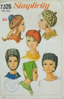 Simplicity 7326 Misses Hats