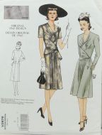 Vogue  V2876 Vintage Model Original 1943 Design Misses Dress